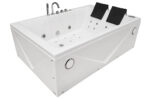 M-SPA - Fürdőszobai kád hidromasszázs 642 HC jobbra 186 x 121 x 65 cm