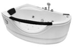 M-SPA - Fürdőkád balra, hidromasszázs 0024 1 személyre 169 x 90 x 56 cm