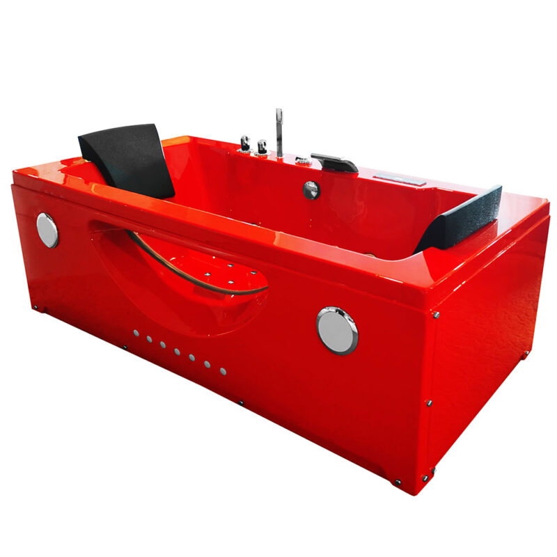 M-SPA - RED SPA fürdőkád hidromasszázs káddal 180 x 92 x 60 cm