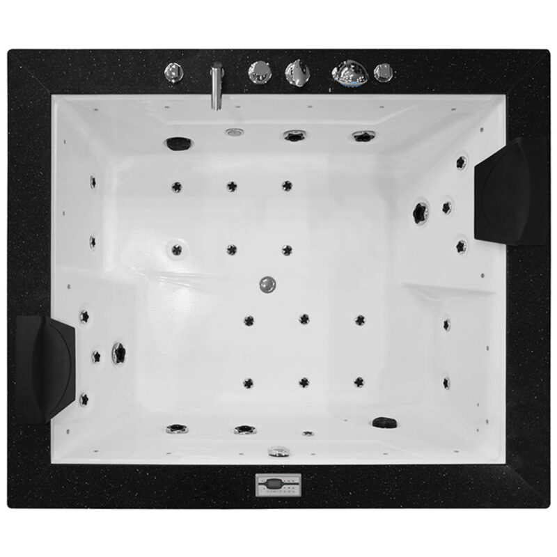M-SPA - Fürdőszobai fürdőkád fedő nélkül SPA hidromasszázs 180 x 150 x 70 cm